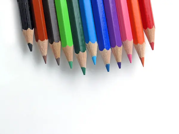 Artistic or children crayons — Stock Photo, Image