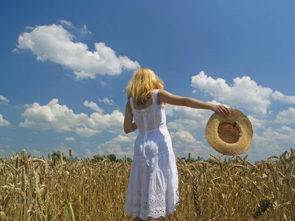 Stock image Girl in field