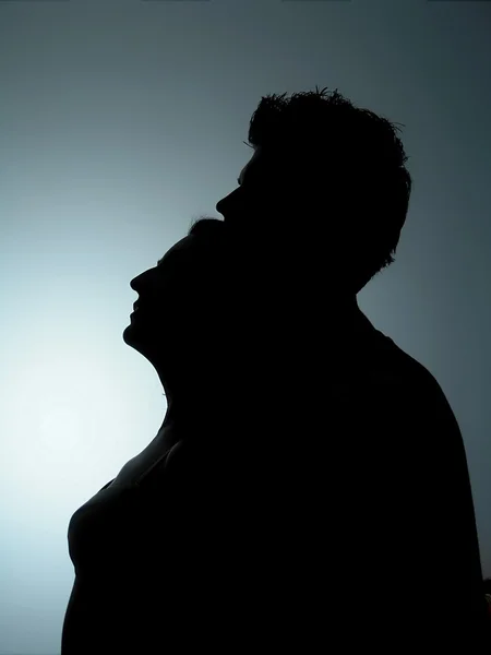 stock image Couple Silhouette