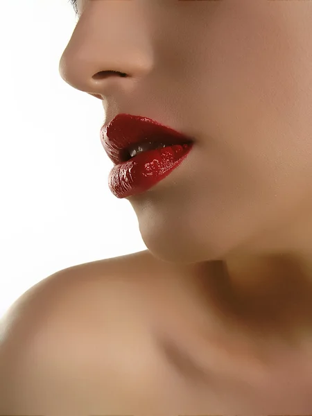 Lèvres de beauté — Photo