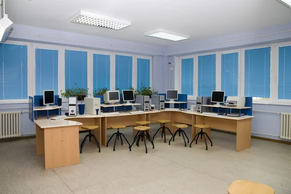 Aula de informática — Foto de Stock