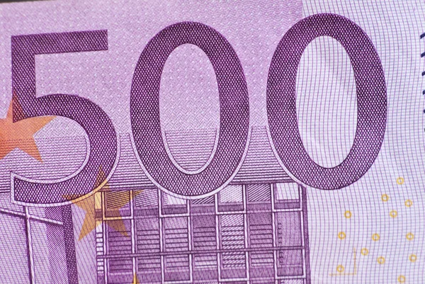 Счет в 500 евро — стоковое фото