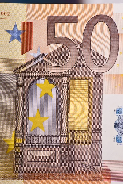 Banconota da 50 euro — Foto Stock