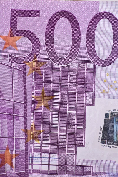 Five hundred-euro bill — Stock Photo, Image