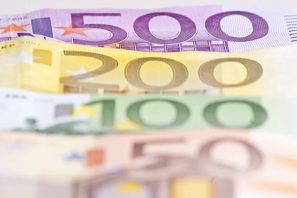 Macro de dinero en euros —  Fotos de Stock