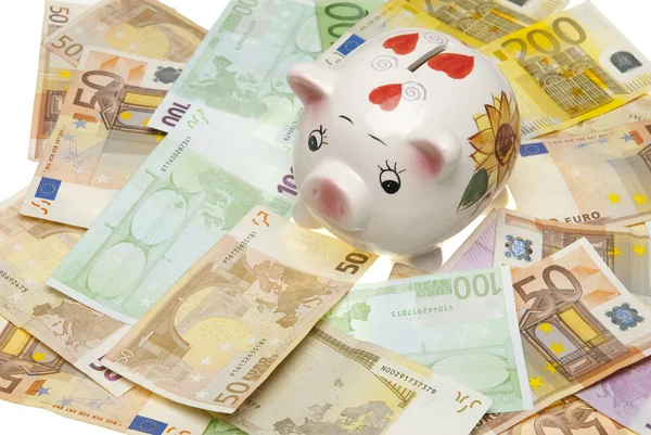 Salvadanaio Euro — Foto Stock