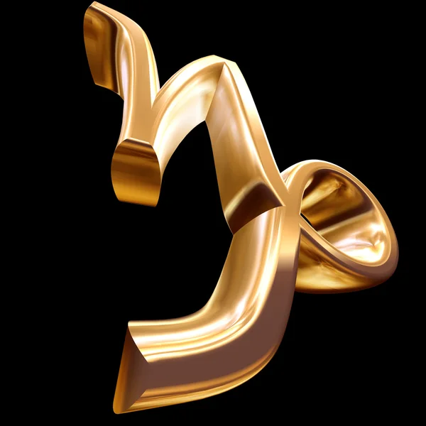 3D Zodiac Sign - Козерог — стоковое фото