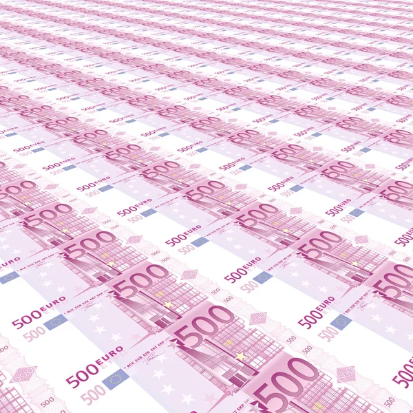 500 eurosedlar — Stockfoto