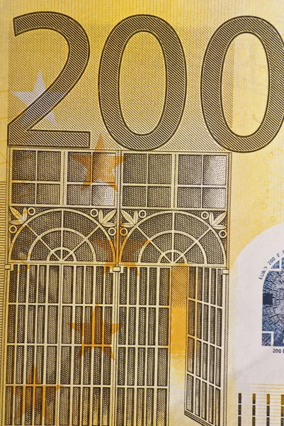 Счет в двести евро — стоковое фото