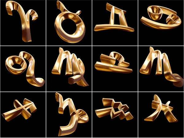 3D Zodiac Sign — Stock Photo, Image