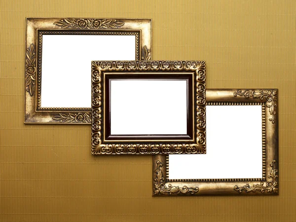 Three Old Picture Frames — Stock Photo, Image