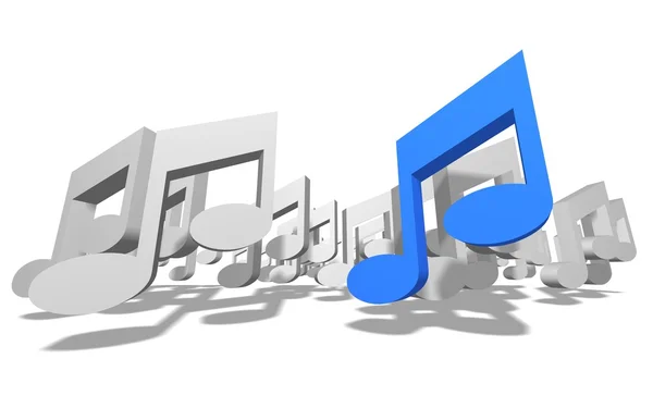 3D Music Symbol — Stock Photo, Image