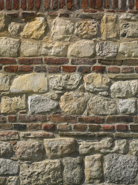 Rock and Brick Wall — Stock Photo, Image