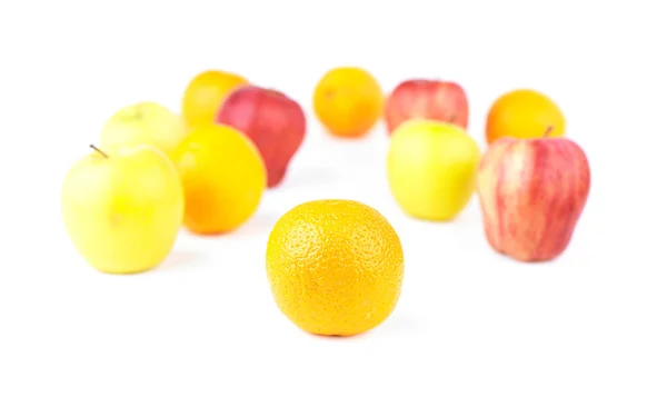 Помаранчева та фруктова суміш — стокове фото