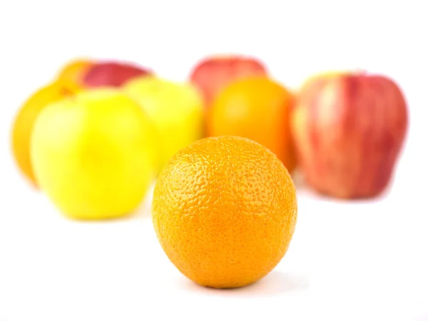 Oranje en fruit mix — Stockfoto