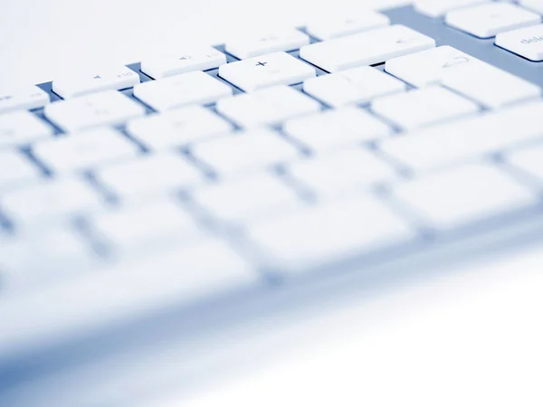 Plus Key In Focus on Computer Keyboard — Stock Photo, Image