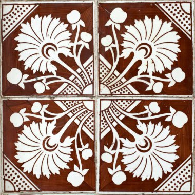 Portuguese glazed tiles 006 clipart