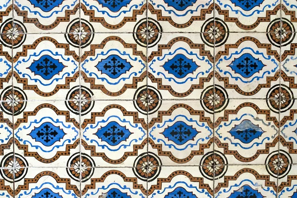 Azulejos esmaltados portugueses 017 — Foto de Stock
