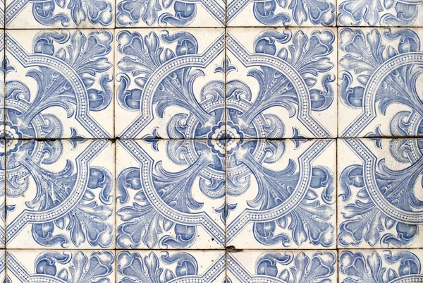 Portuguese glazed tiles 040 — Zdjęcie stockowe
