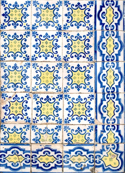 Portuguese glazed tiles 051 — Stockfoto
