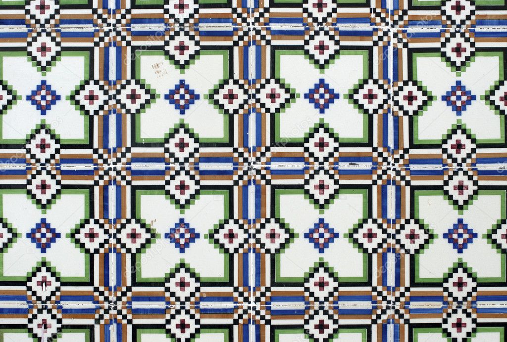 Portuguese glazed tiles 007