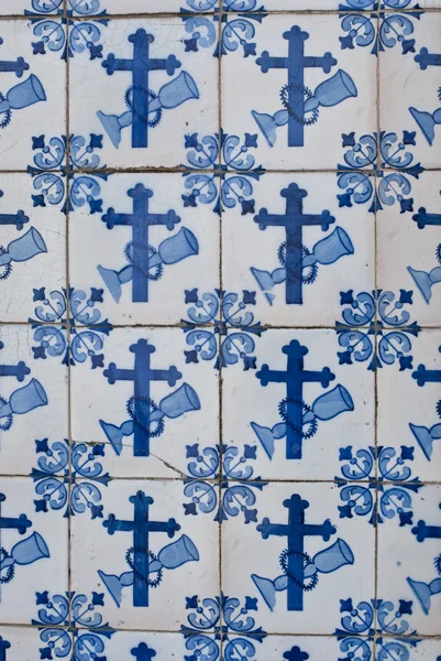 Глазурованные плитки Португалии 082 — стоковое фото