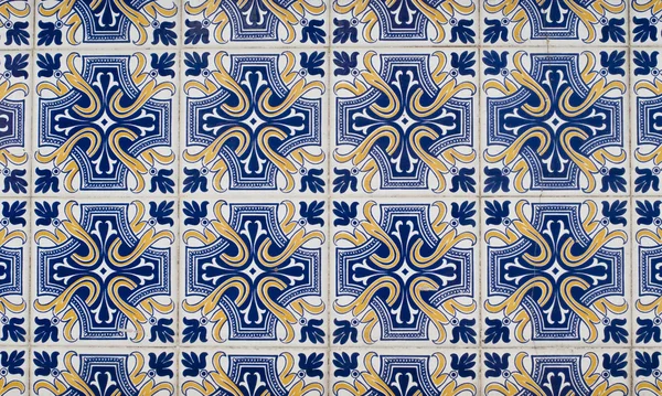 Azulejos esmaltados portugueses 078 — Foto de Stock