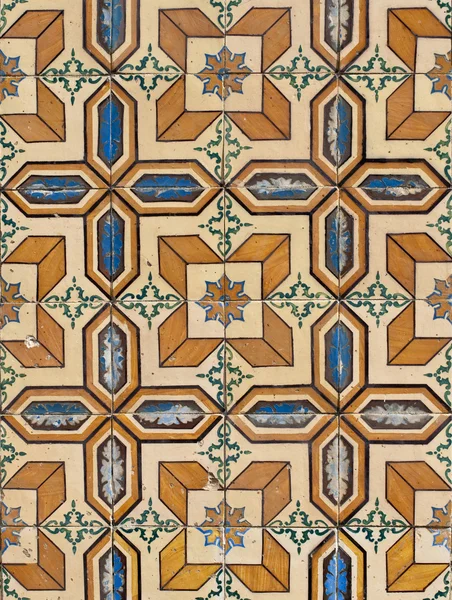 Portuguese glazed tiles 075 — Stock Photo, Image