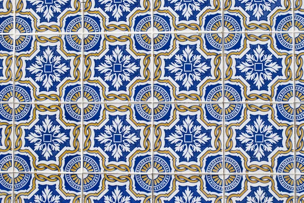 Azulejos esmaltados portugueses 068 — Foto de Stock