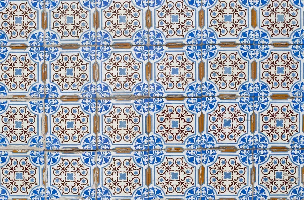 Azulejos esmaltados portugueses 065 — Foto de Stock