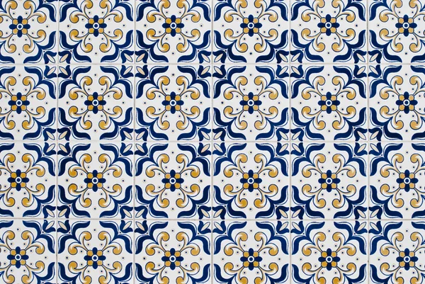 Глазурованные плитки Португалии 059 — стоковое фото