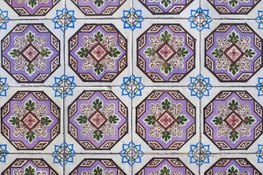 Portuguese glazed tiles 163 clipart