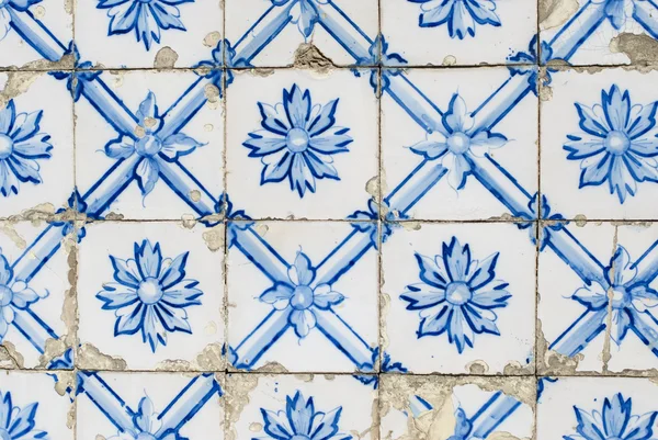 Azulejos esmaltados portugueses 143 — Foto de Stock