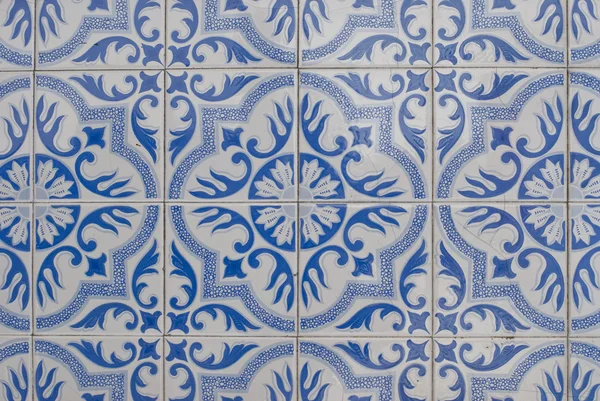 Azulejos esmaltados portugueses 085 — Foto de Stock