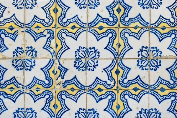 Португальские глазурованные плитки 173 — стоковое фото