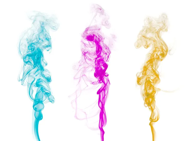 Fumée colorée abstraite — Photo
