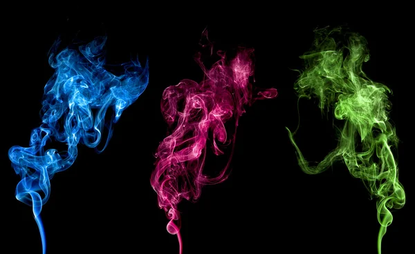 Abstrato fumo colorido — Fotografia de Stock