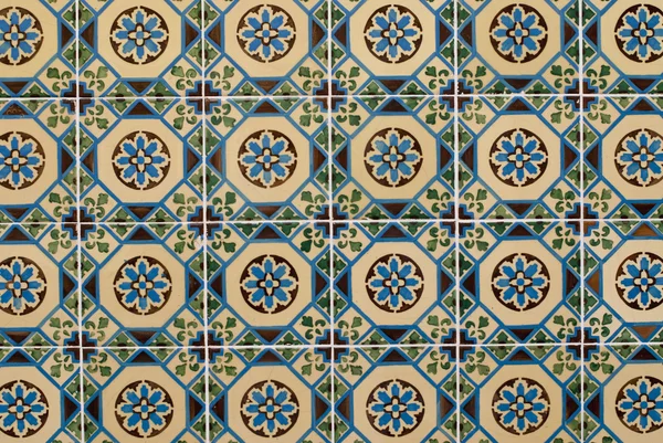 Azulejos esmaltados portugueses 182 — Foto de Stock