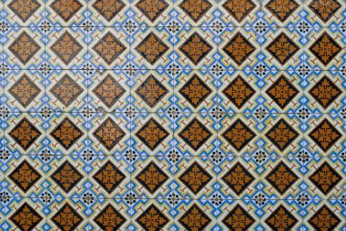 Portuguese glazed tiles 191 clipart