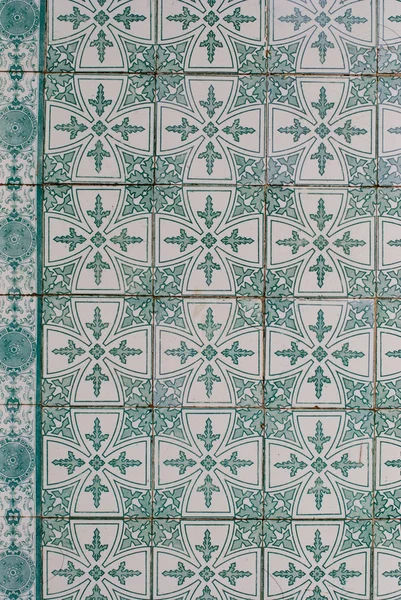 Azulejos esmaltados portugueses 188 — Foto de Stock