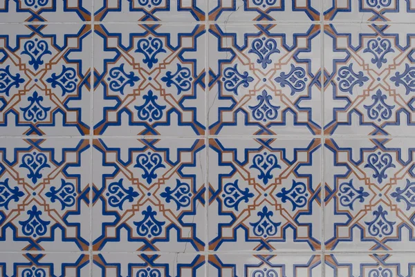 Portuguese glazed tiles 210 — Stock Photo, Image
