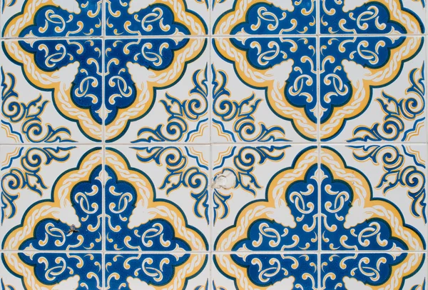Португальские глазурованные плитки 219 — стоковое фото