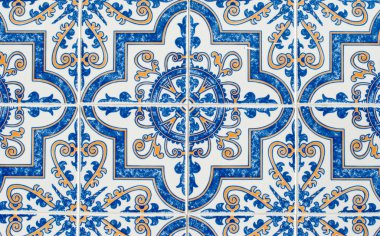 Portuguese glazed tiles 233 clipart