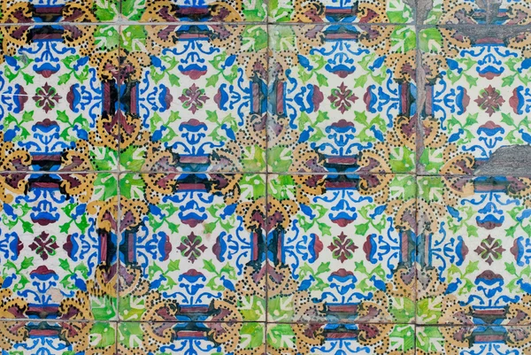 Azulejos esmaltados portugueses 240 — Foto de Stock