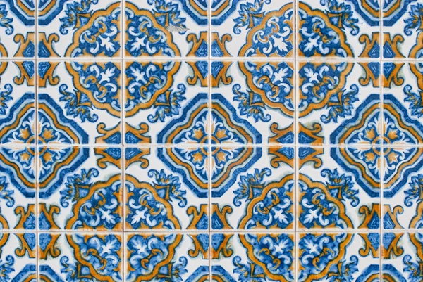 Португальские глазурованные плитки 237 — стоковое фото