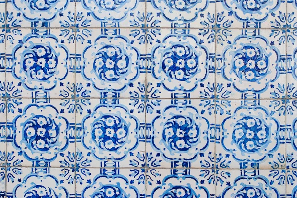 Placi tradiționale portugheze glazurate — Fotografie, imagine de stoc