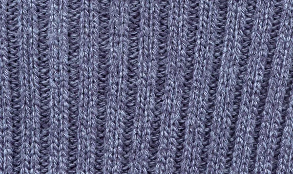 Blue knitted cotton mesh — Stock Photo, Image