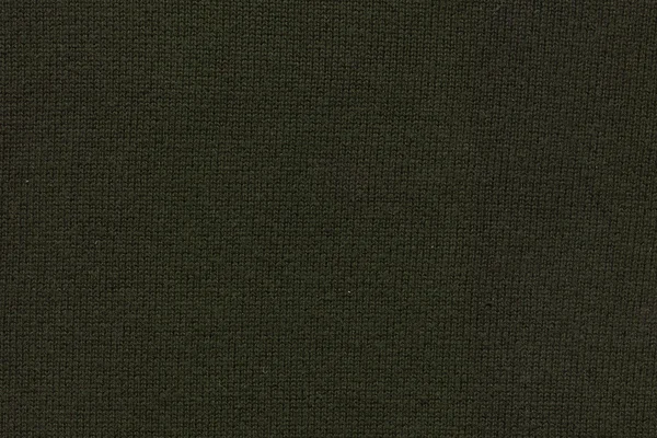Dark green knitted cotton mesh — Stock Photo, Image