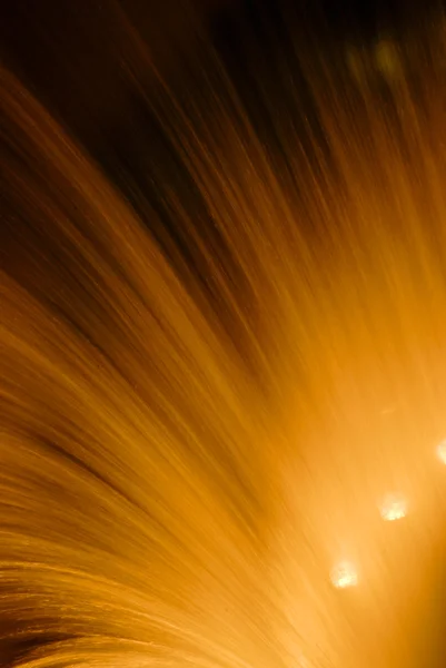 Geceleri yapay şelale — Stok fotoğraf