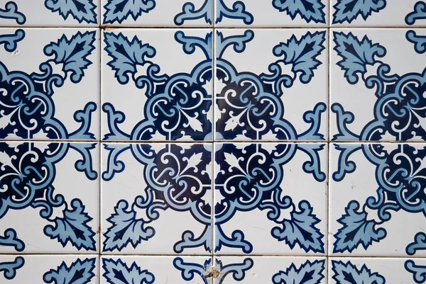 Traditionele Portugese geglazuurde tegels — Stockfoto
